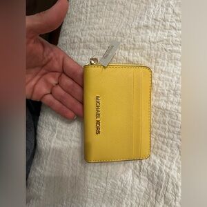 Michael Kors Yellow wallet NWT